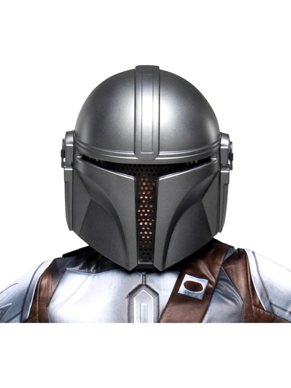 Premium Quality Mandalorian Youth Halloween Costume - Padded Jumpsuit & Cape (L)